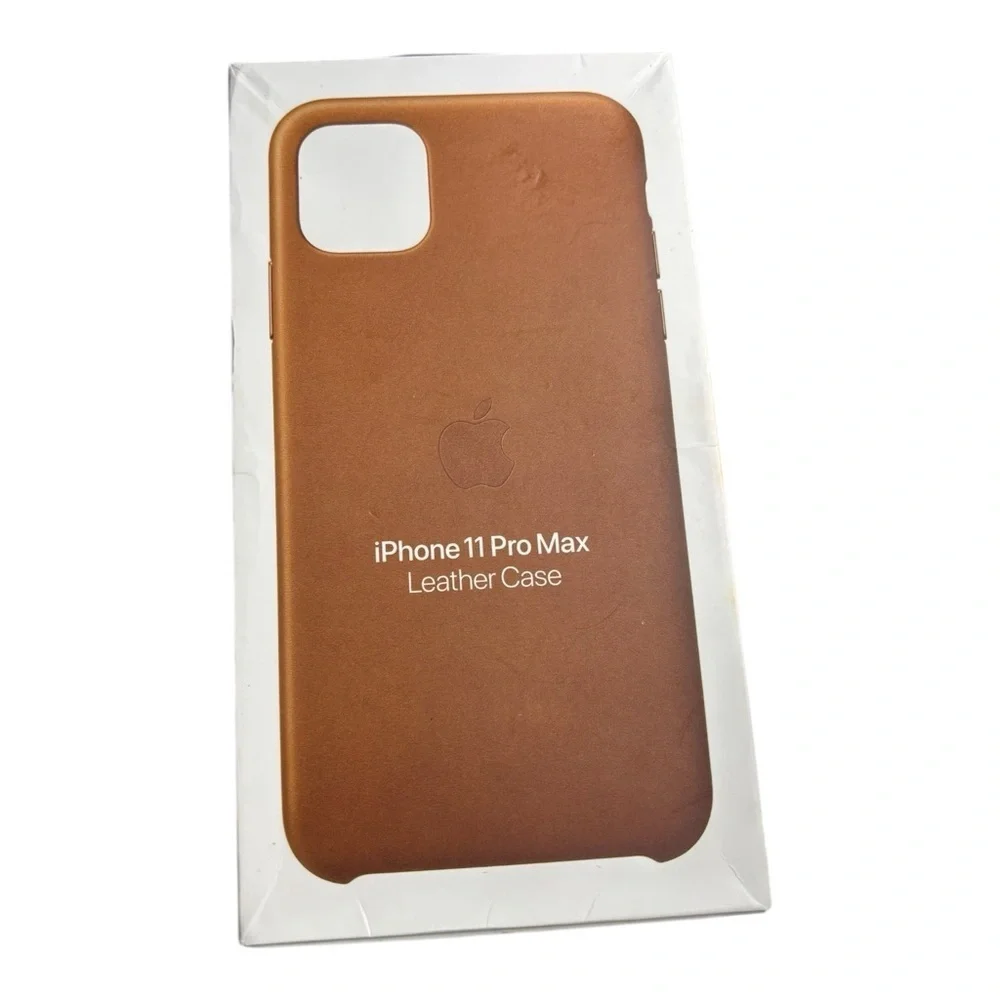 Apple iPhone 11 Pro Max Leather Case - Brown